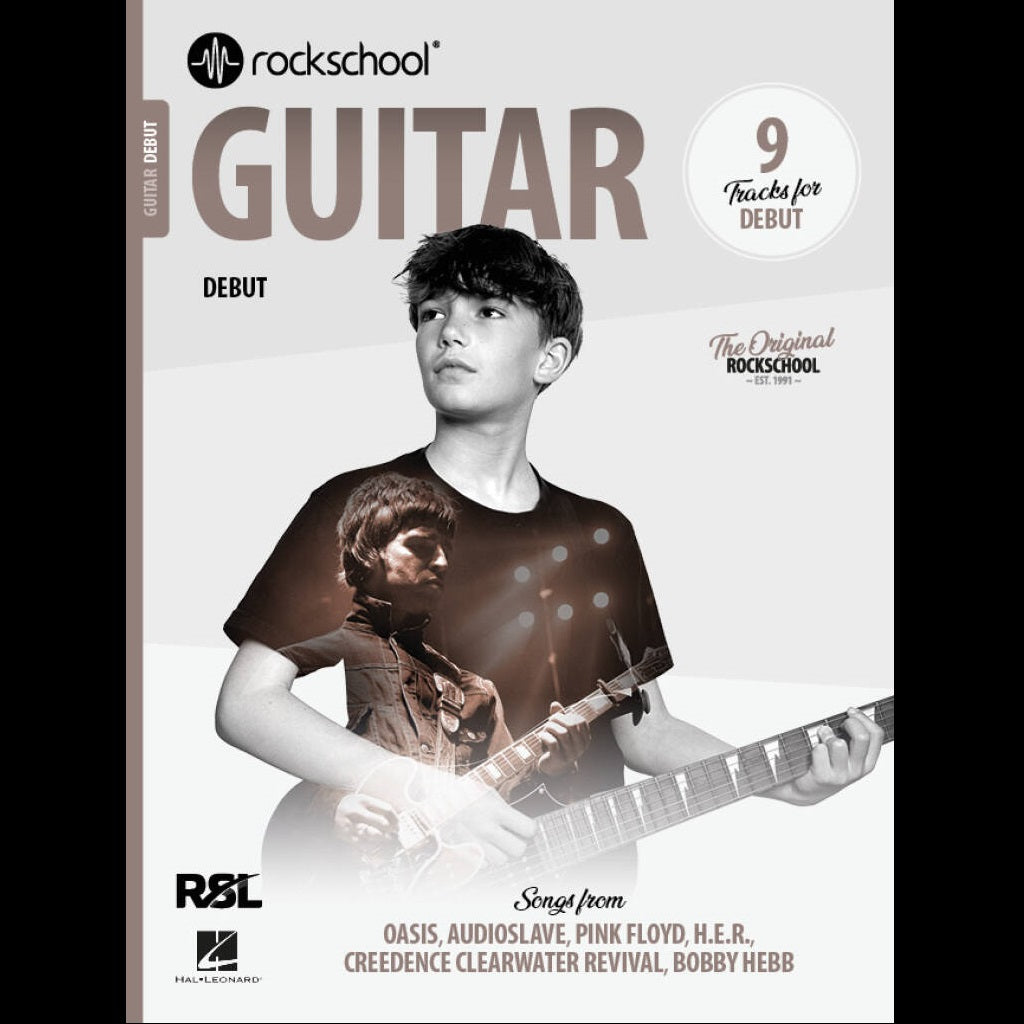 Rockschool Guitar Debut (2024) - Guitar Exam Books available at Foulds Guitars Derby
