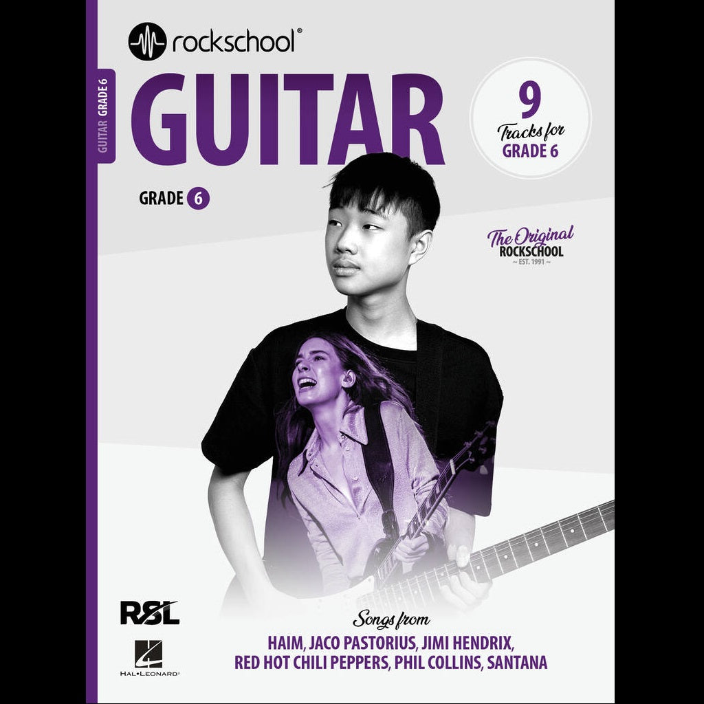 Rockschool Guitar Grade 6 (2024) - Guitar Exam Books available at Foulds Guitars Derby