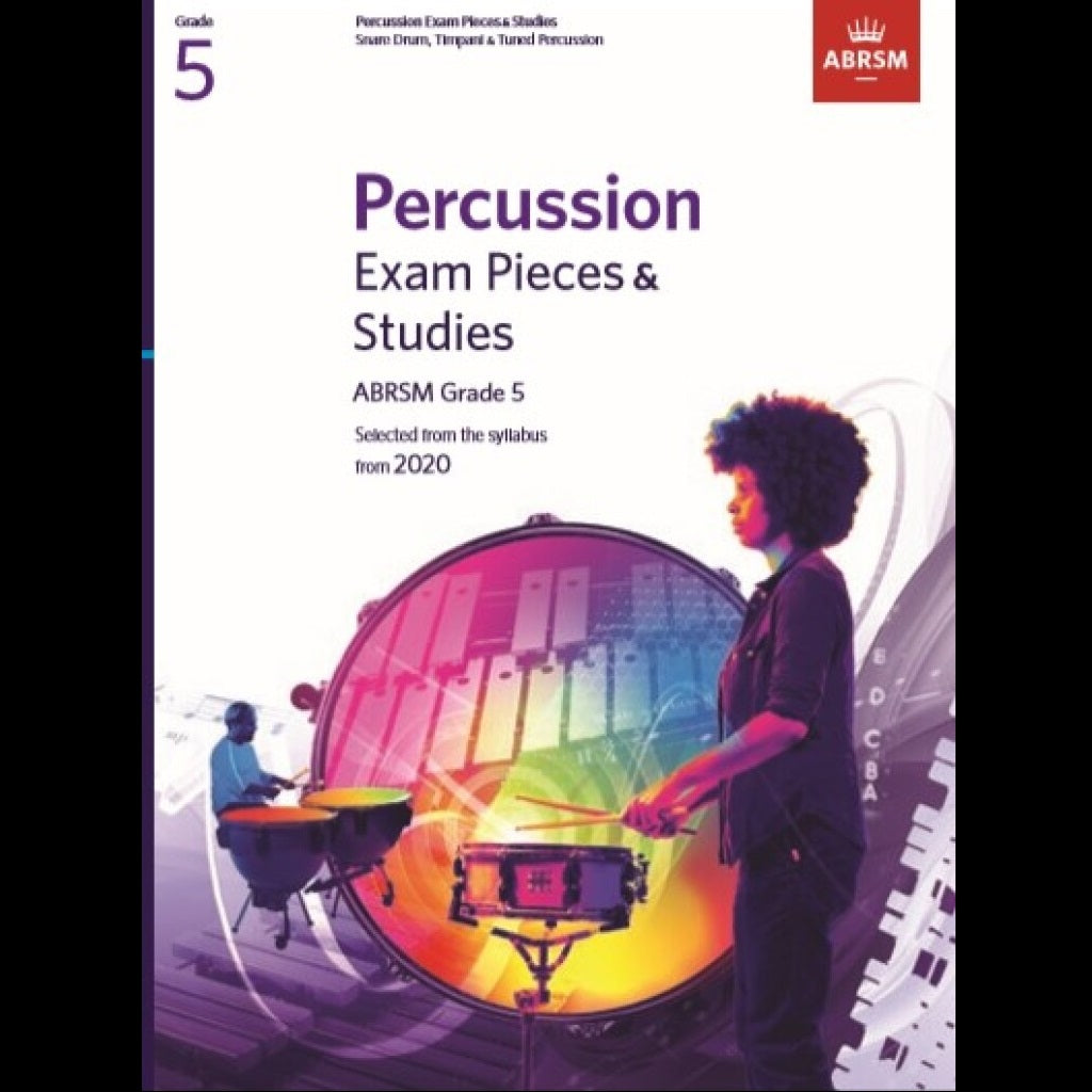 ABRSM Percussion Exam Pieces and Studies Grade 5 - Drum Exam Music available at Foulds Guitars Derby