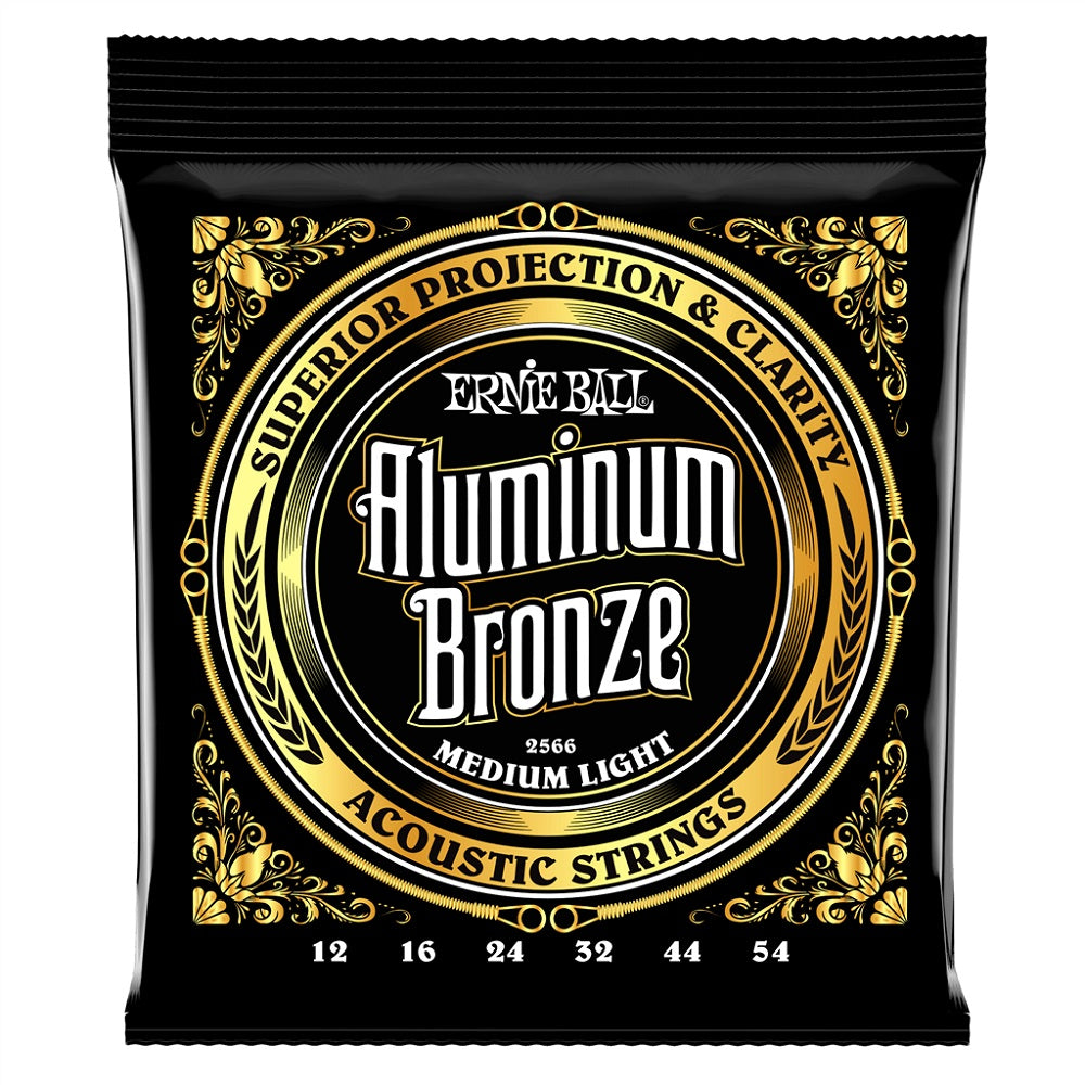 Ernie Ball Aluminum Bronze 2566 12-54 - Acoustic Guitar Strings available at Foulds Guitars Derby