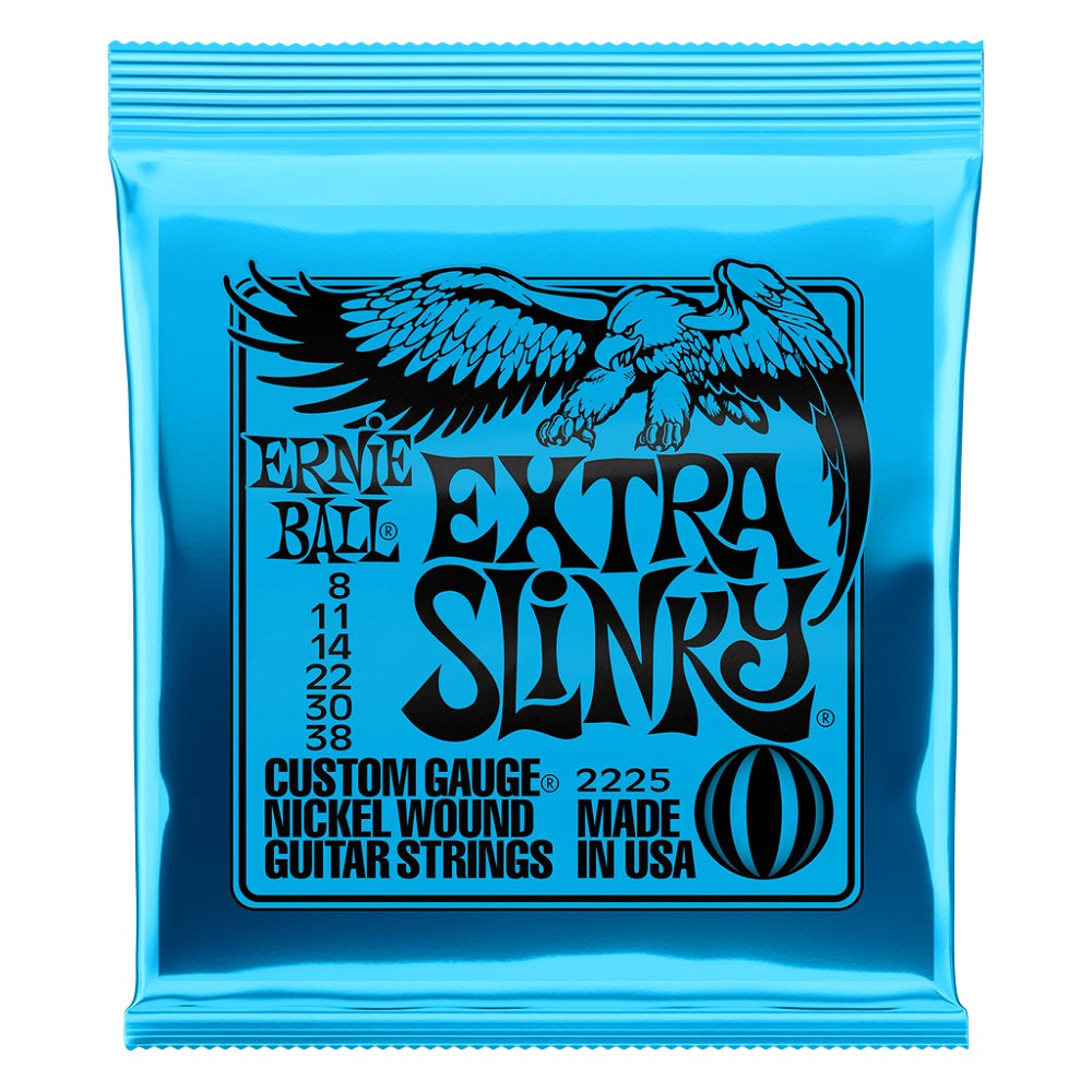 Ernie Ball Extra Slinky 2225 8-38 - Electric Guitar Strings available at Foulds Guitars Derby