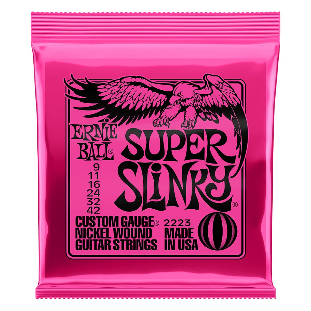Ernie Ball Super Slinky 2223 9-42 - Electric Guitar Strings available at Foulds Guitars Derby