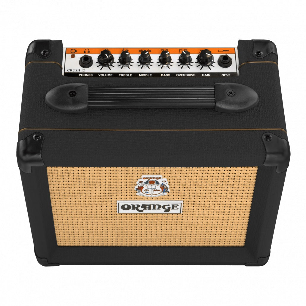 Orange Crush 12 Combo Black - Electric Amplifiers available at Foulds Guitars Derby