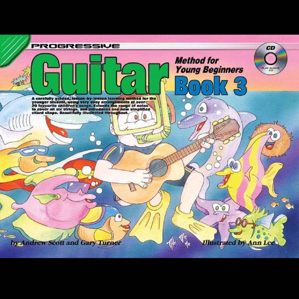 Progressive Guitar for Young Beginners 3 - Guitar Tutor Books available at Foulds Guitars Derby