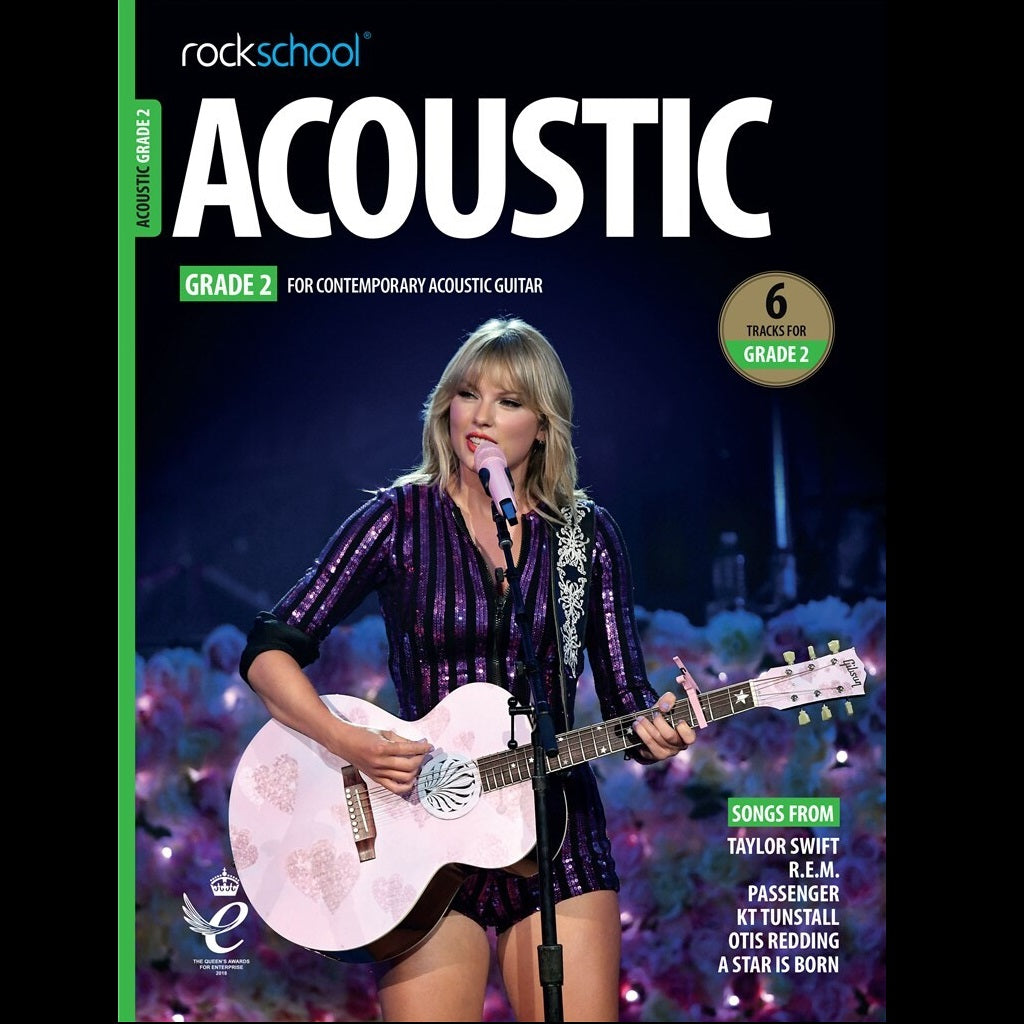 Rockschool Acoustic Guitar Grade 2 2019 - Guitar Exam Books available at Foulds Guitars Derby