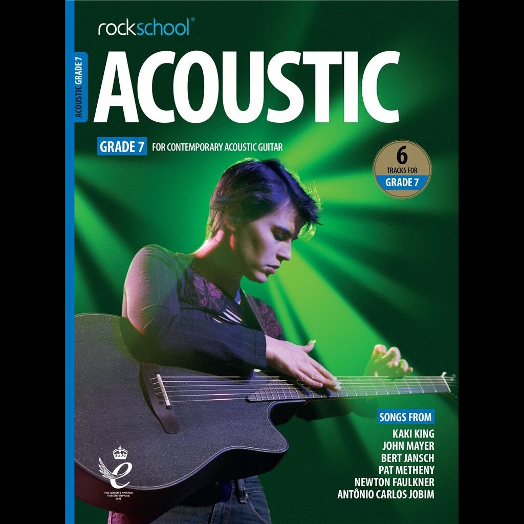 Rockschool Acoustic Guitar Grade 7 2019 - Guitar Exam Books available at Foulds Guitars Derby