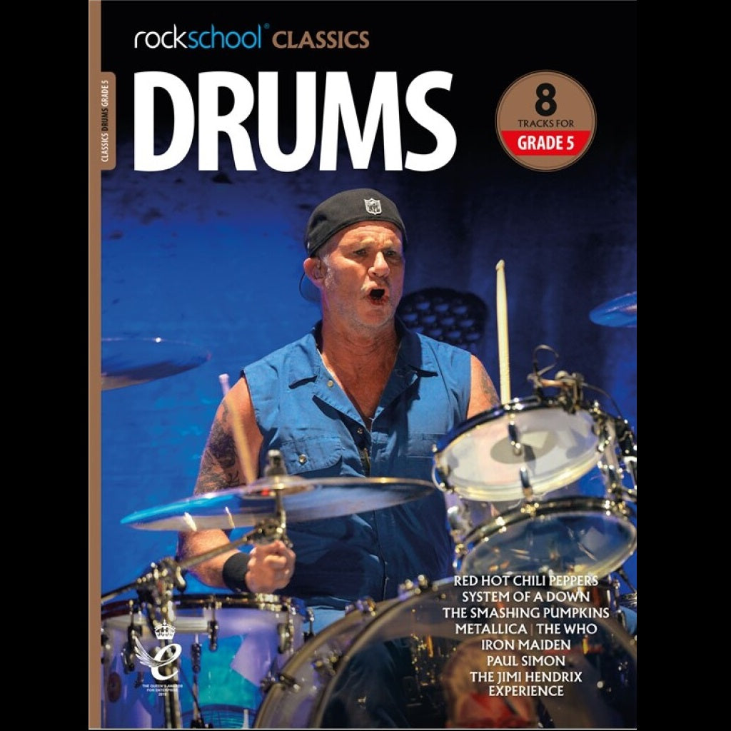 Rockschool Drums Classics Grade 5 2018 - Drum Exam Music available at Foulds Guitars Derby