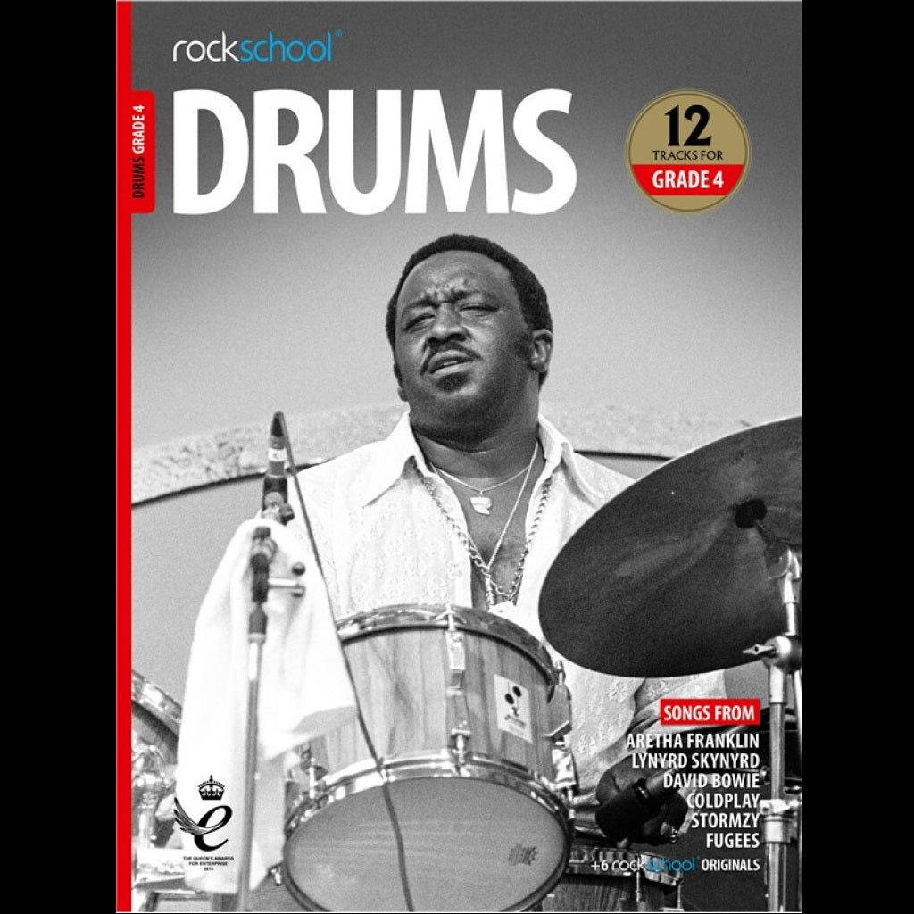 Rockschool Drums Grade 4 2018 - Drum Exam Music available at Foulds Guitars Derby