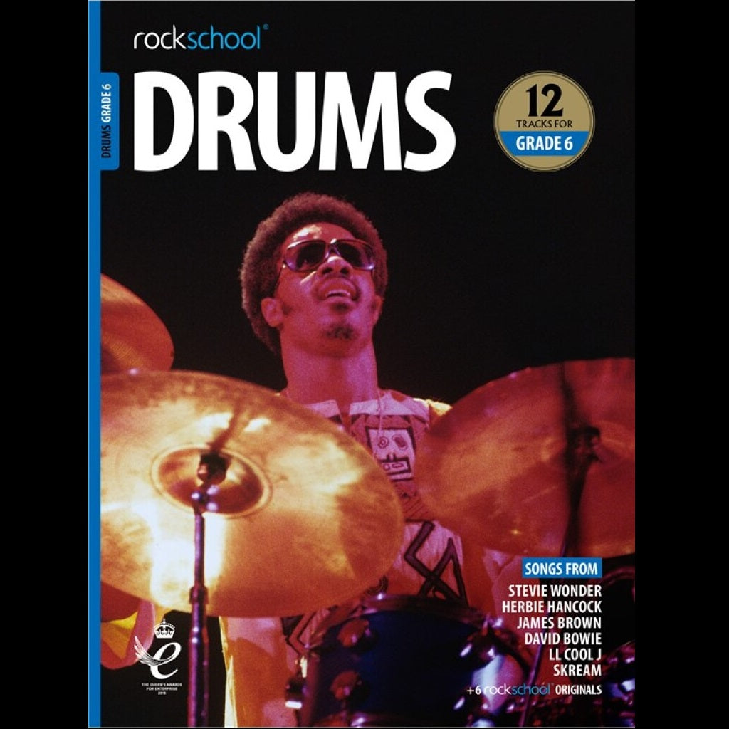 Rockschool Drums Grade 6 2018 - Drum Exam Music available at Foulds Guitars Derby