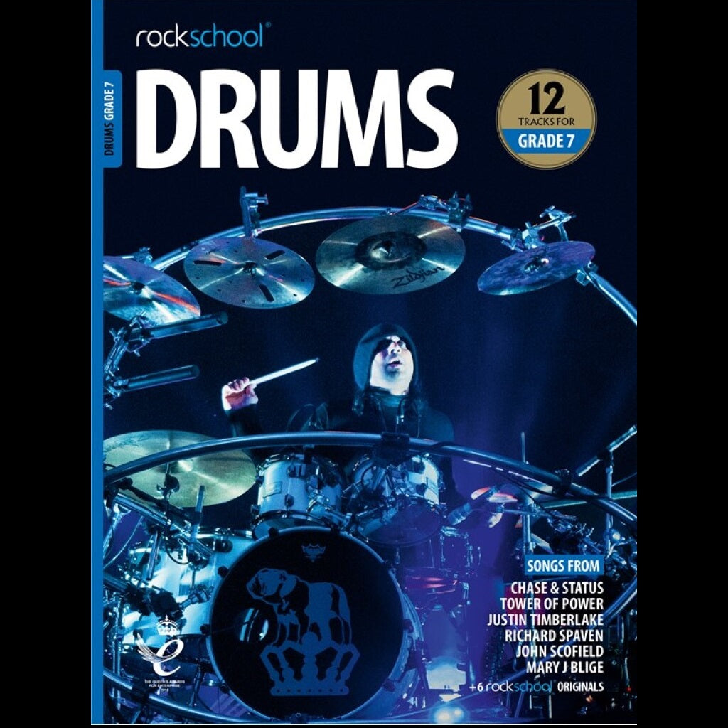 Rockschool Drums Grade 7 2018 - Drum Exam Music available at Foulds Guitars Derby
