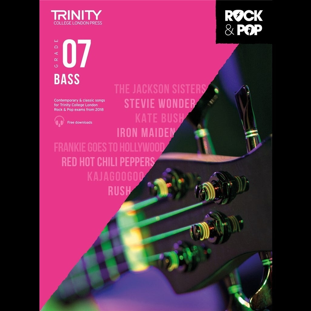 TGH Rock/Pop Gr 7 Bass - Bass Exam Books available at Foulds Guitars Derby