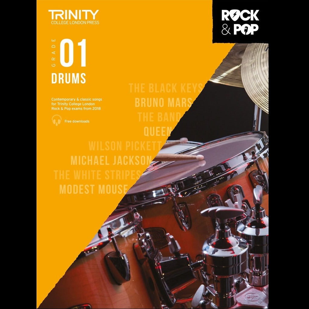 TCL Rock and Pop Grade 1 Drums - Drum Exam Music available at Foulds Guitars Derby