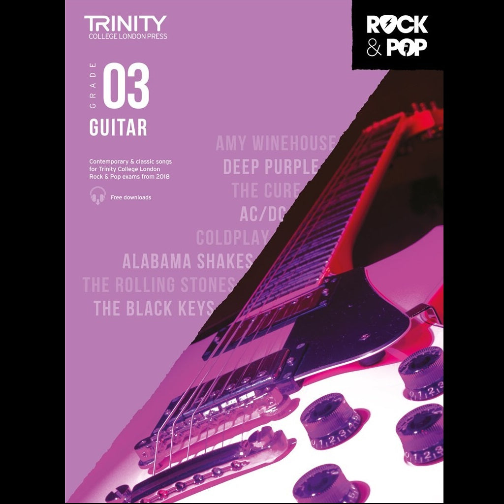 TGH Grade 3 Rock/Pop Guitar - Guitar Exam Books available at Foulds Guitars Derby