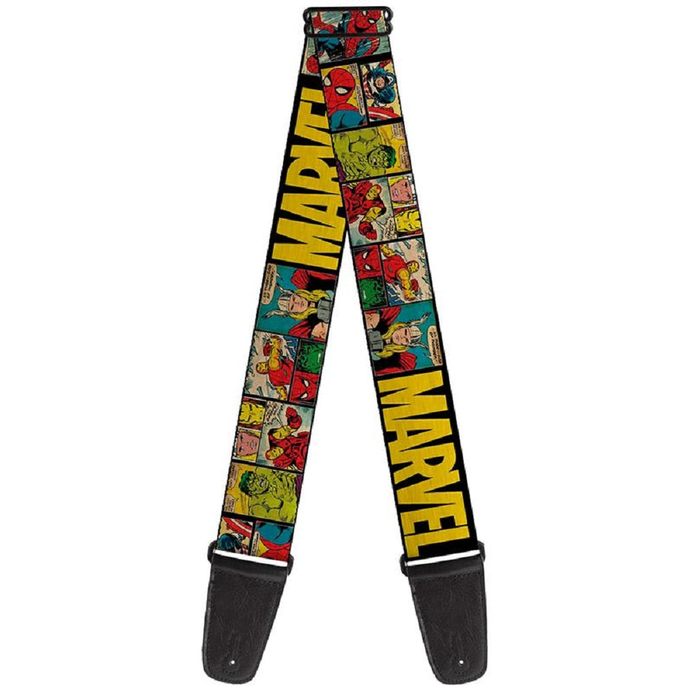 Buckle-Down Marvel Retro Panel Strap - Straps available at Foulds Guitars Derby