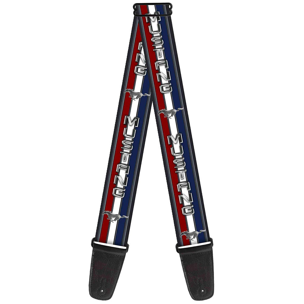 Buckle-Down Mustang Tri-Bar Stripe - Straps available at Foulds Guitars Derby