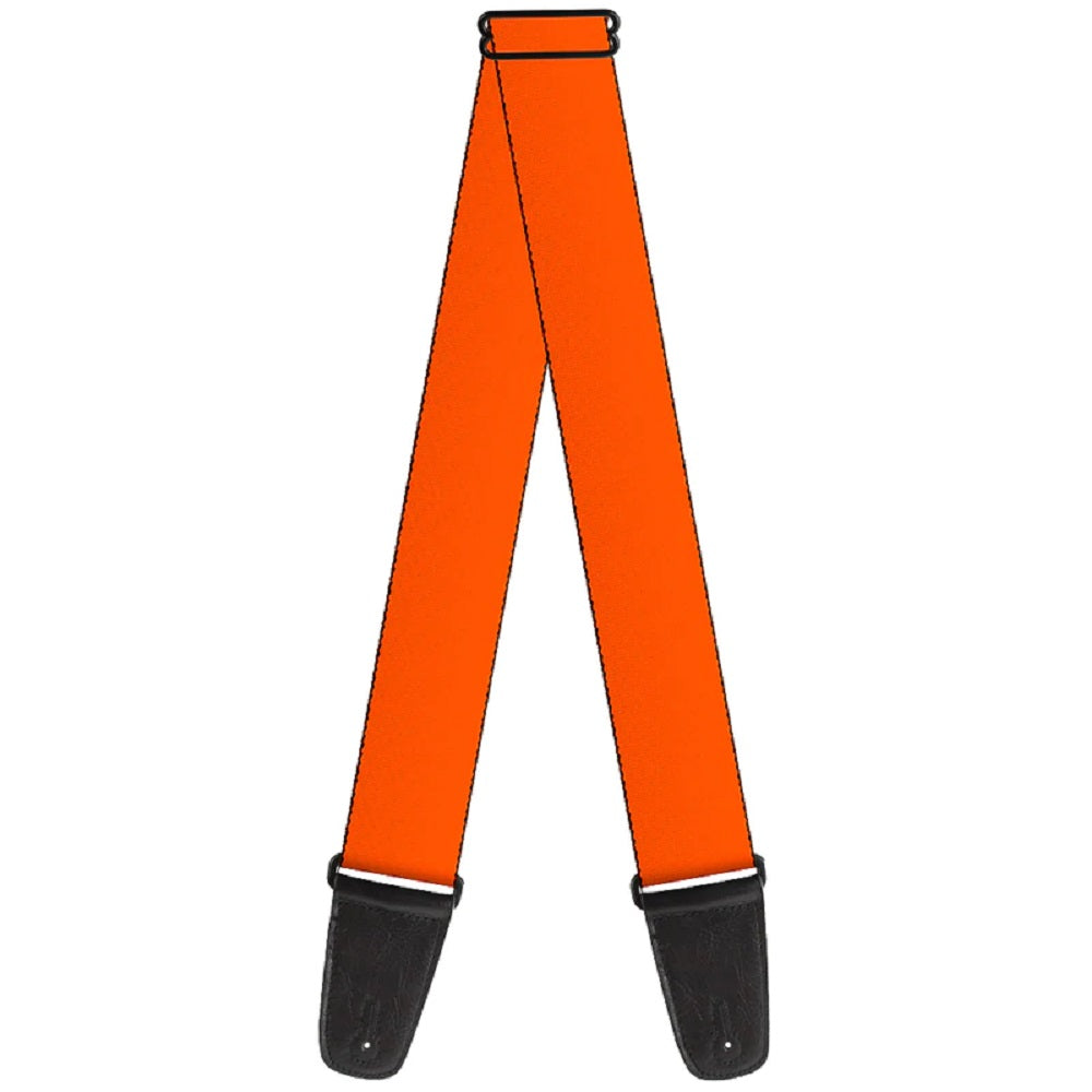 Buckle-Down Neon Orange Strap - Straps available at Foulds Guitars Derby