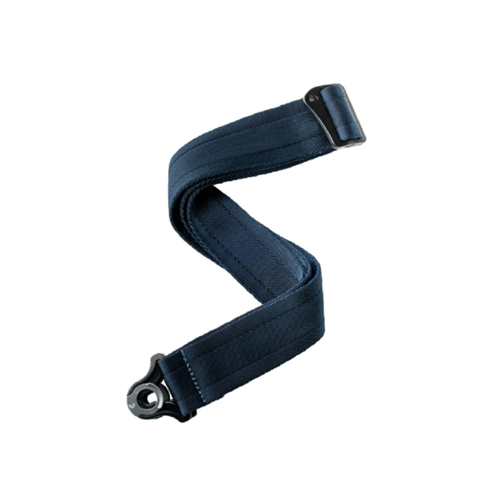 D'Addario Auto Lock Strap - Black - Straps available at Foulds Guitars Derby