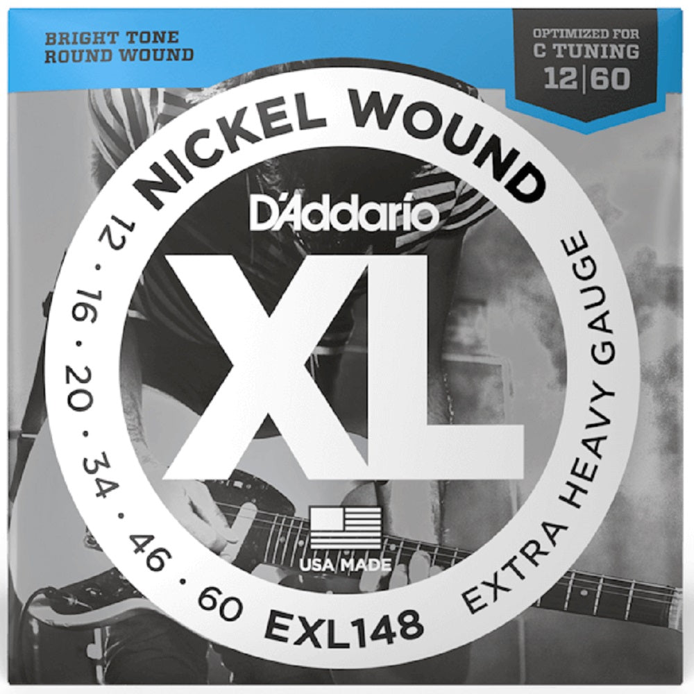 D'Addario EXL148 Electric 12-60 - Electric Guitar Strings available at Foulds Guitars Derby