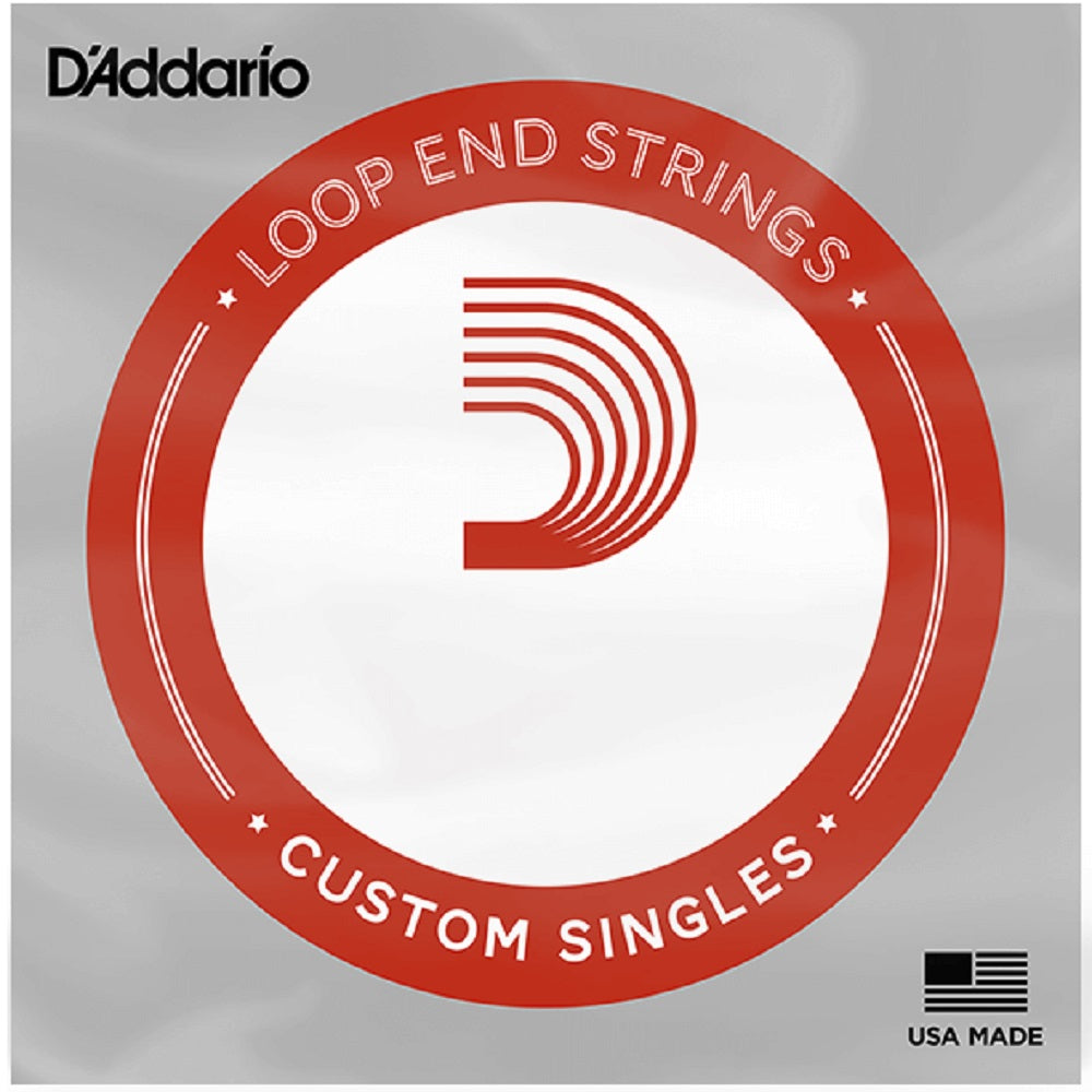 D'Addario Single Loop End 10 - Single Strings available at Foulds Guitars Derby