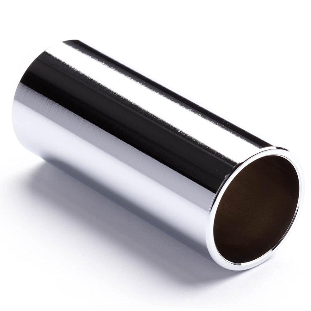 Dunlop 220 Chrome Slide Medium - Chrome Slides available at Foulds Guitars Derby