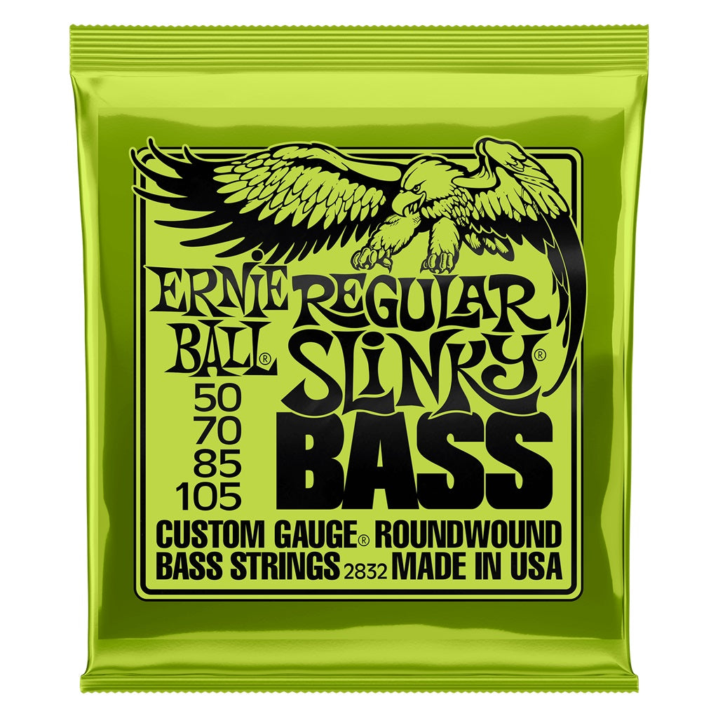 Ernie Ball Regular Slinky Bass 2832 50-105 - Bass Strings available at Foulds Guitars Derby