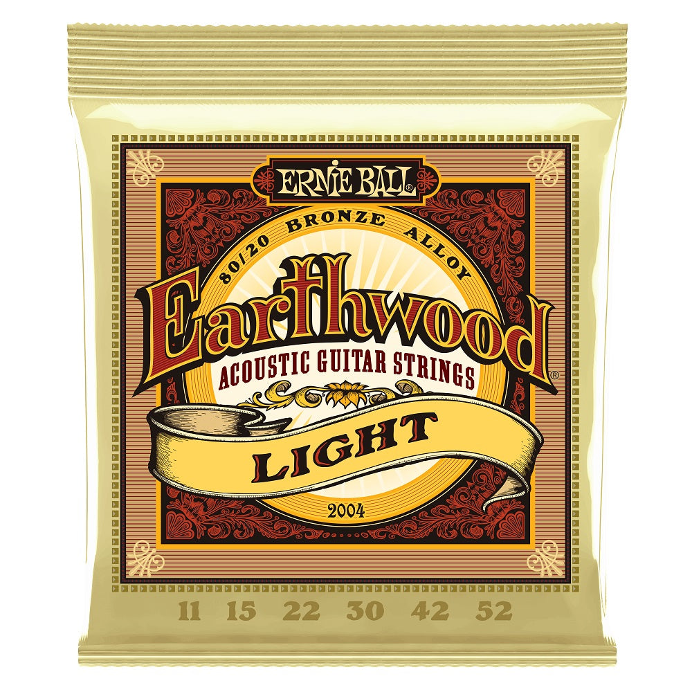 Ernie Ball Earthwood 11-52 80/20 Bronze 2004 - Acoustic Guitar Strings available at Foulds Guitars Derby