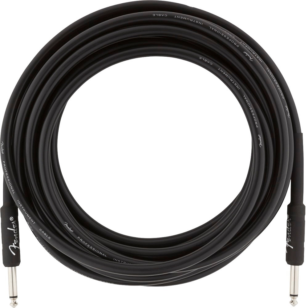 Fender Pro 18.6ft Cable Straight - Straight available at Foulds Guitars Derby