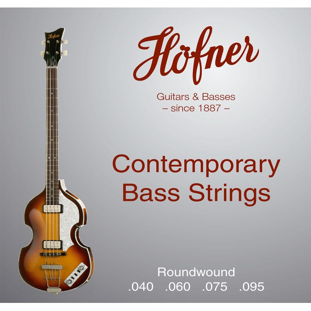 Hofner HCT Bass Roundwound 40-95 - Bass Strings available at Foulds Guitars Derby