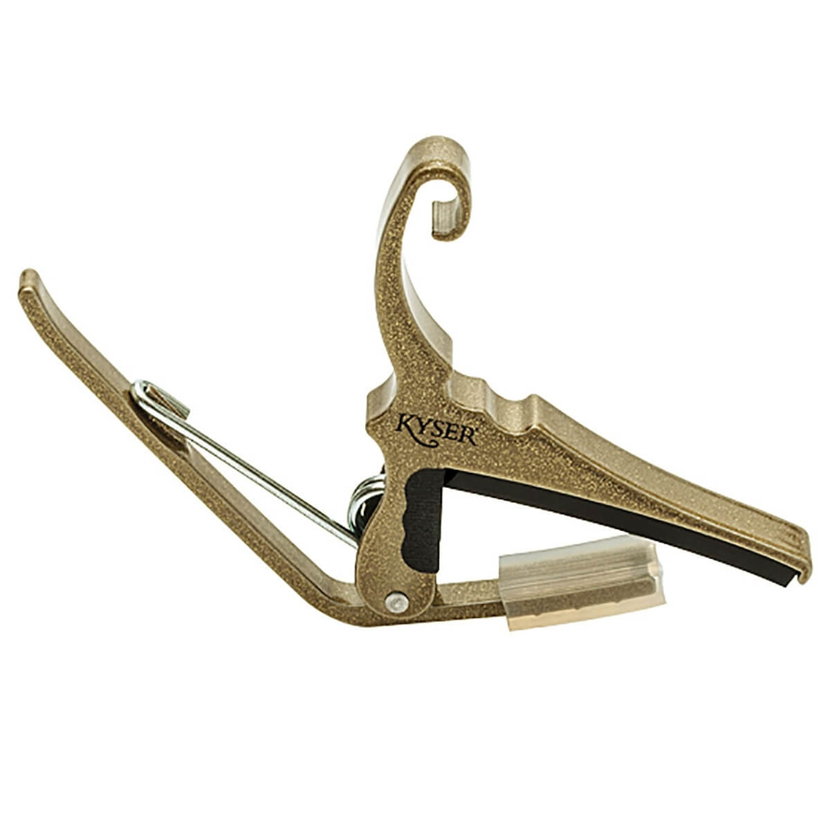 Kyser Quick Change Capo Gold - Capos available at Foulds Guitars Derby