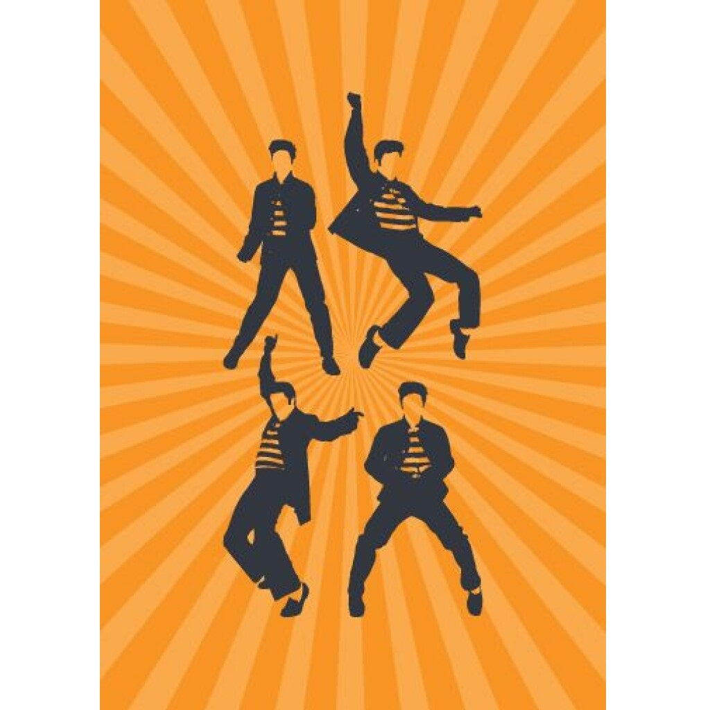 Elvis Presley Pop Art Card - Greetings Cards available at Foulds Guitars Derby