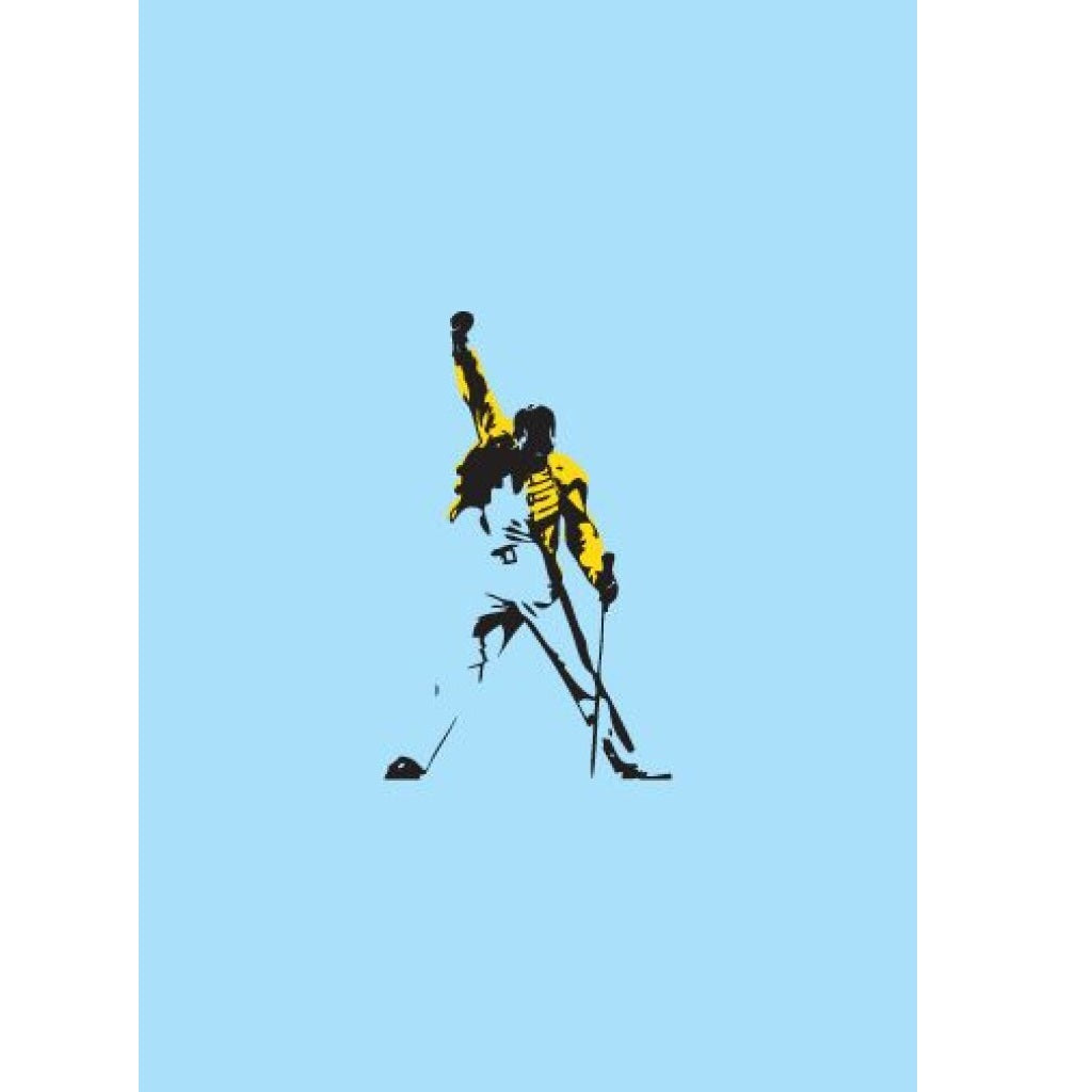 Freddie Mercury Pop Art Card - Greetings Cards available at Foulds Guitars Derby