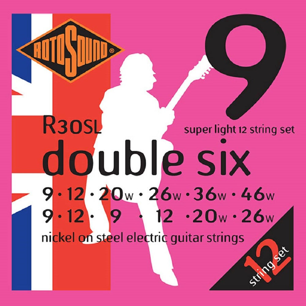Rotosound Electric 12 String R30SL - Electric Guitar Strings available at Foulds Guitars Derby