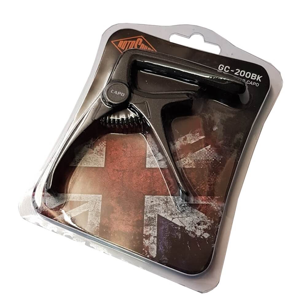Rotosound GC-200 Capo (Black) - Capos available at Foulds Guitars Derby