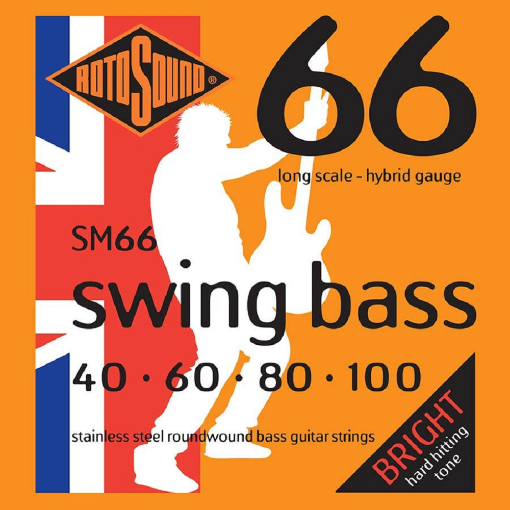 Rotosound SM66 40-100 - Bass Strings available at Foulds Guitars Derby