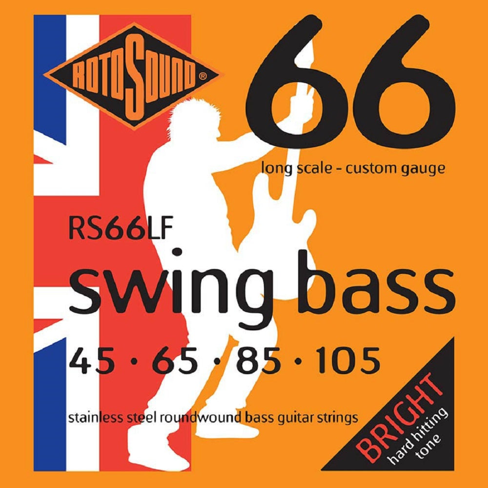 Rotosound RS66LF Swing Bass 45-105 - Bass Strings available at Foulds Guitars Derby