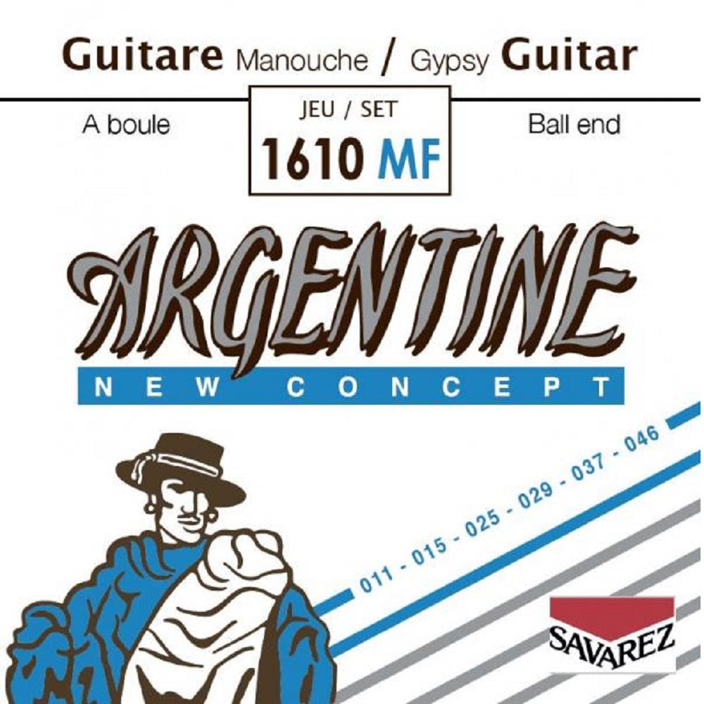 Savarez Argentine 1610MF Gypsy Jazz String Set - Acoustic Guitar Strings available at Foulds Guitars Derby