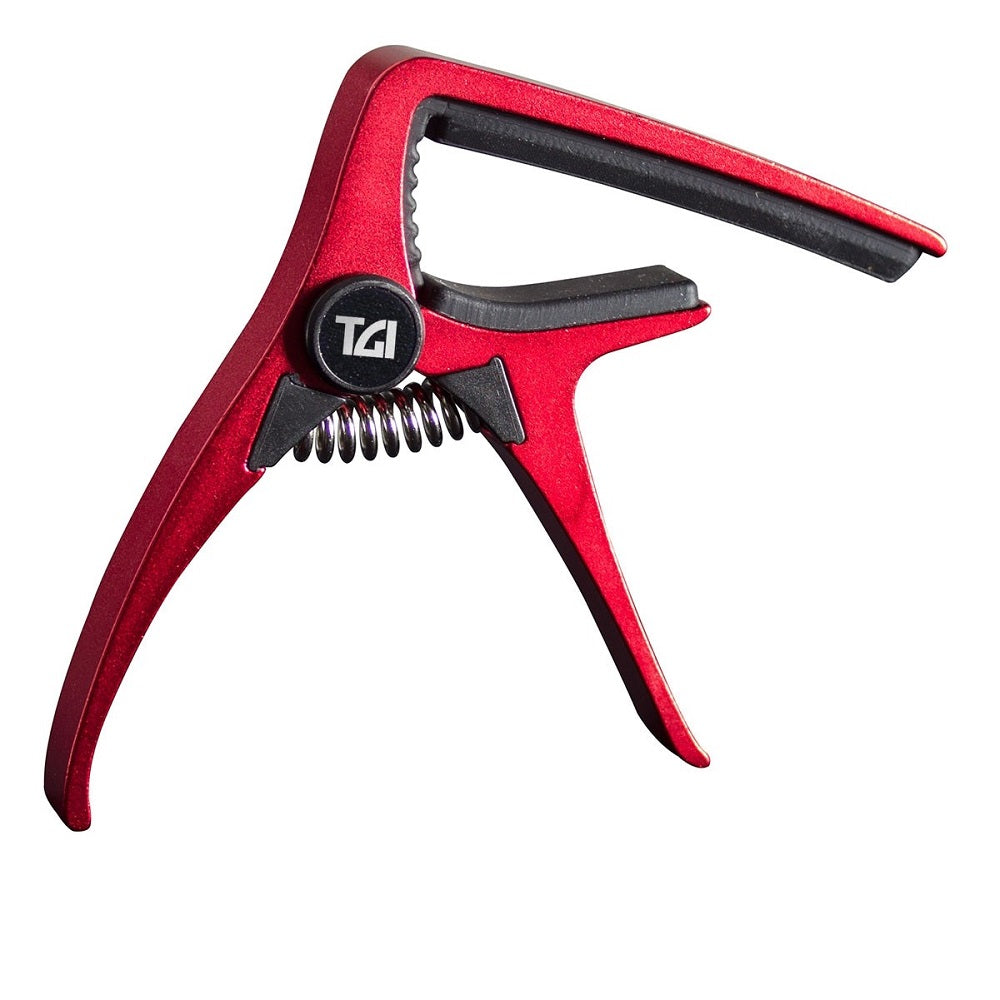 TGI Acoustic Capo (Red) - Capos available at Foulds Guitars Derby