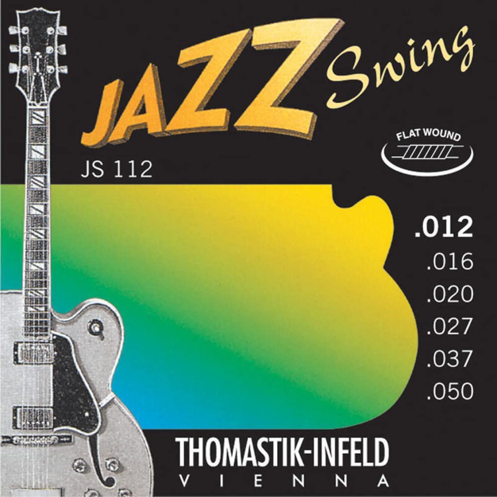 Thomastik Flatwound JS112 12-50 - Archtop Strings available at Foulds Guitars Derby