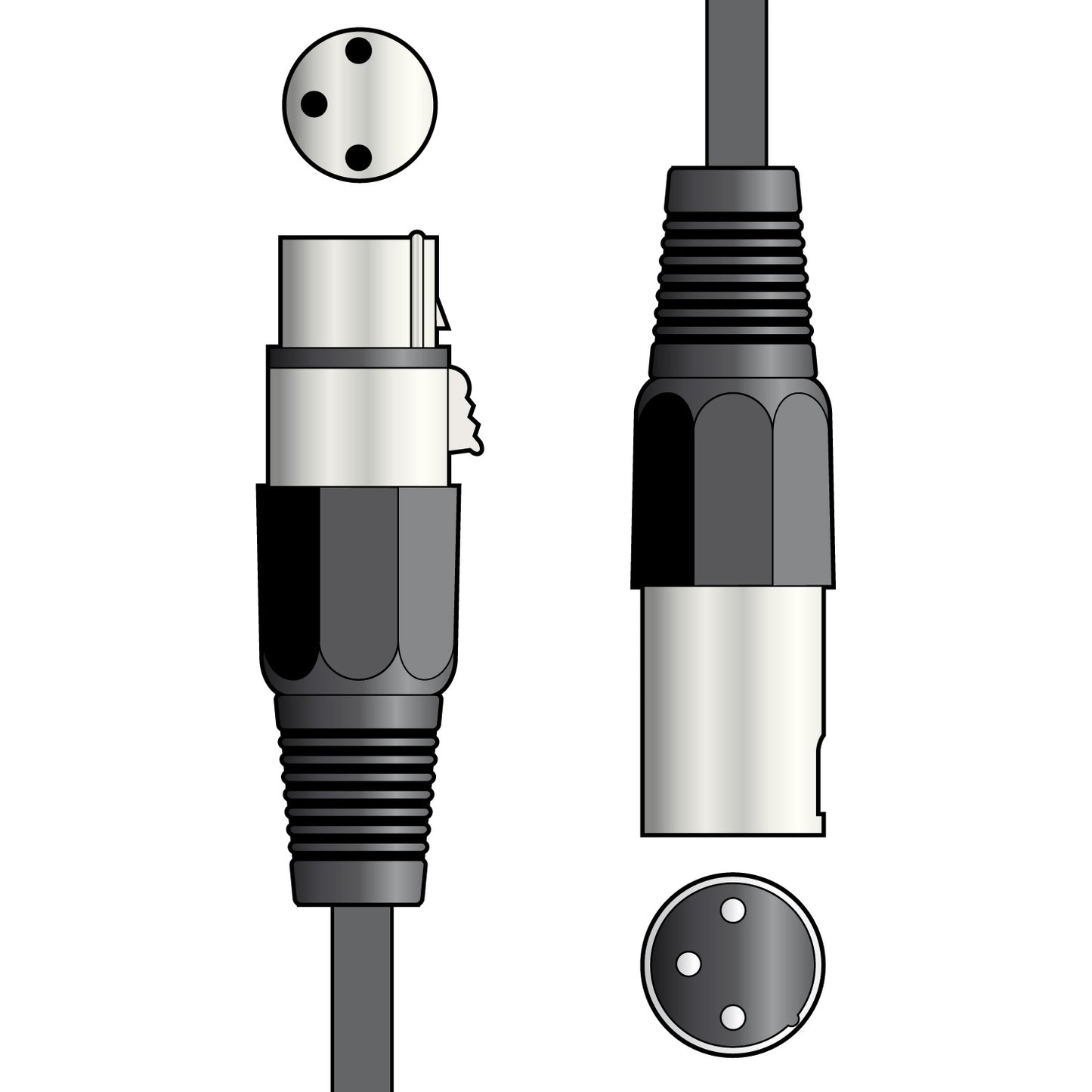 QTX Essential XLR 1.5m Black