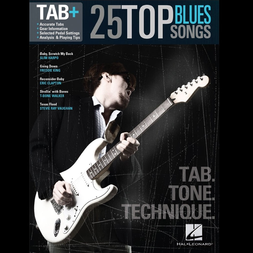 25 Top Blues Songs Tab+