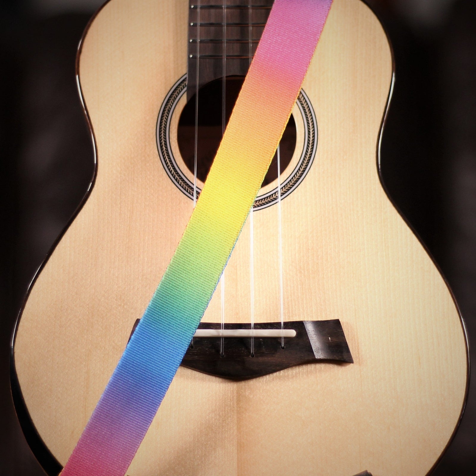 Leathergraft Uke Strap Sherbet - nan available at Foulds Guitars Derby