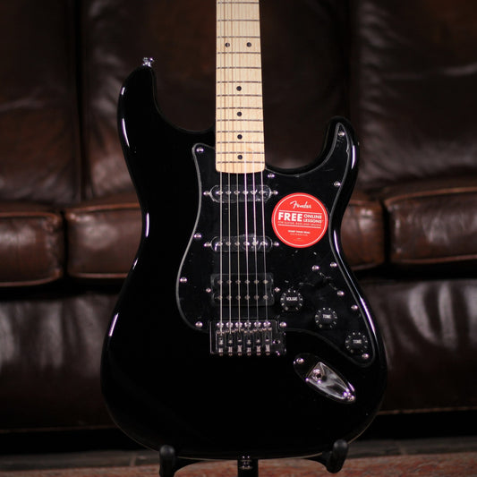 Squier Sonic Strat HSS Black - nan available at Foulds Guitars Derby