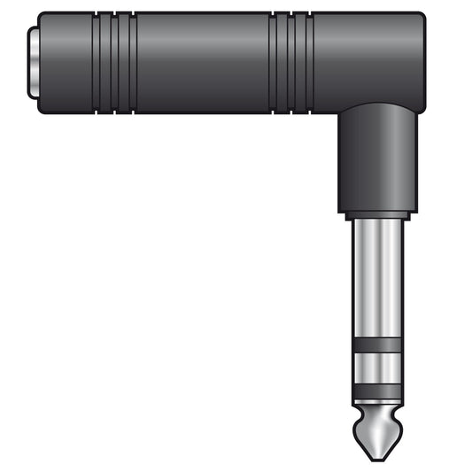 QTX 1/4 inch Right Angle Adaptor