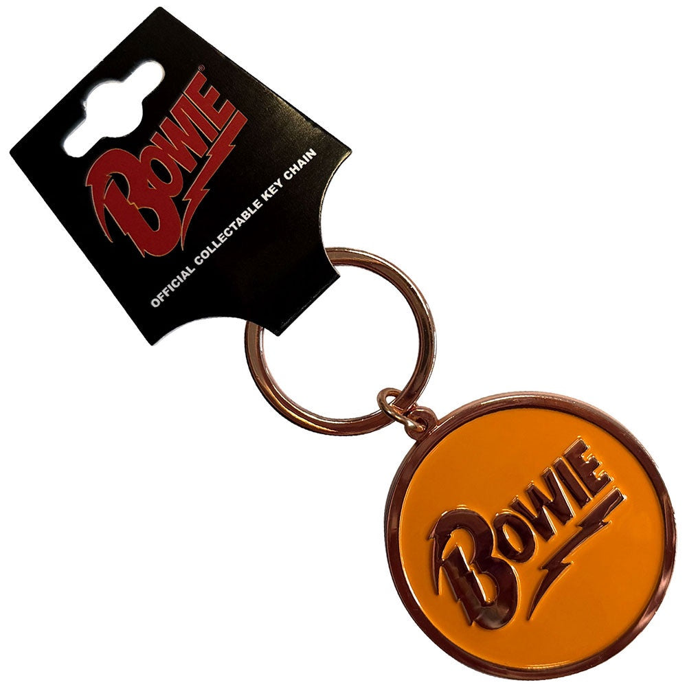 Daivd Bowie Circle Logo Keychain