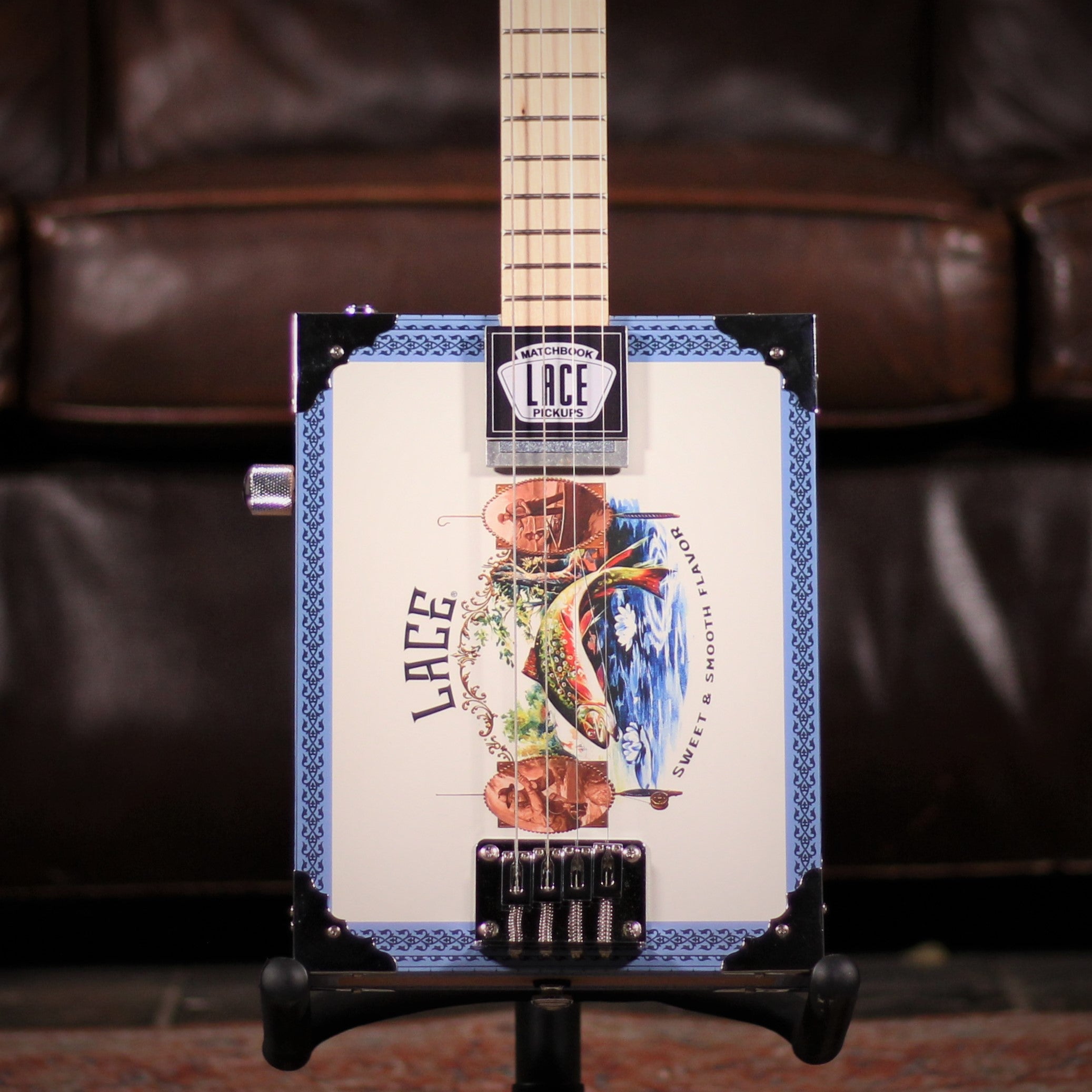 Lace Cigar Box Guitar 4 string