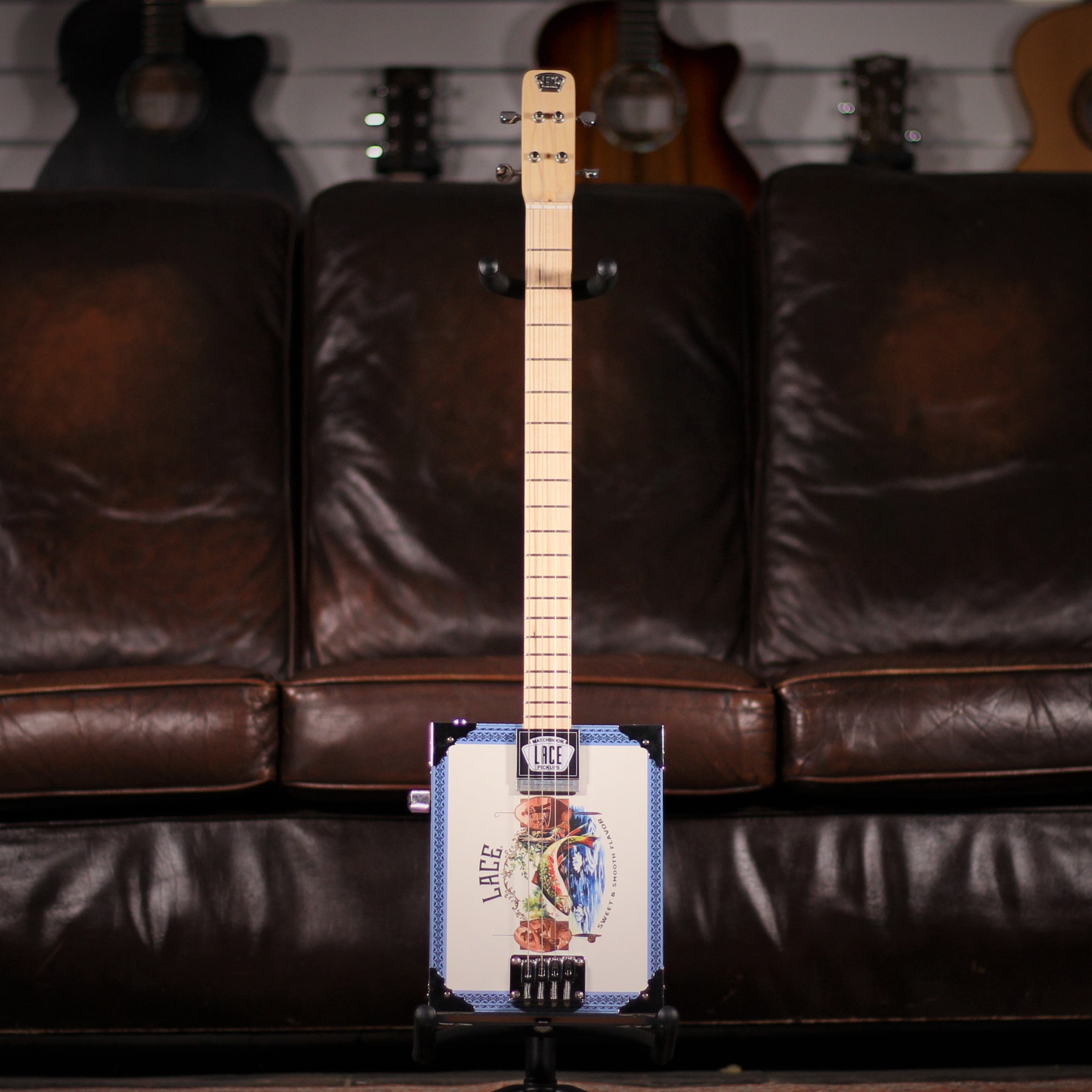 Lace Cigar Box Guitar 4 string