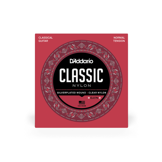 D'Addario Classic Nylon EJ27N Normal Tension - Acoustic Guitar Strings available at Foulds Guitars Derby