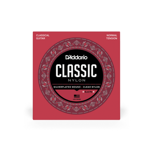 D'Addario Classic Nylon EJ27N Normal Tension - Acoustic Guitar Strings available at Foulds Guitars Derby