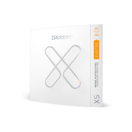 D'Addario XS Nickel Coated Electric Guitar Strings 10-46 - Electric Guitar Strings available at Foulds Guitars Derby