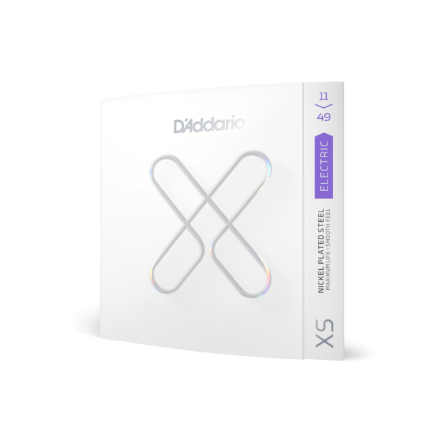 D'Addario XS Nickel Coated Electric Guitar Strings 11-49 - Electric Guitar Strings available at Foulds Guitars Derby